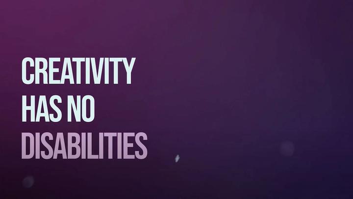 Creativity has no disabilities