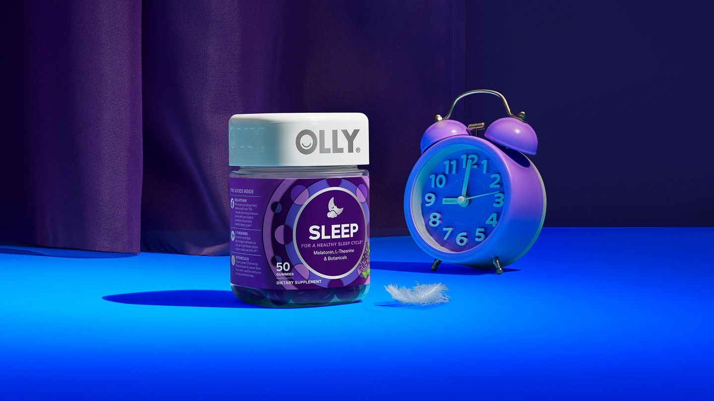 Olly's sleep product display