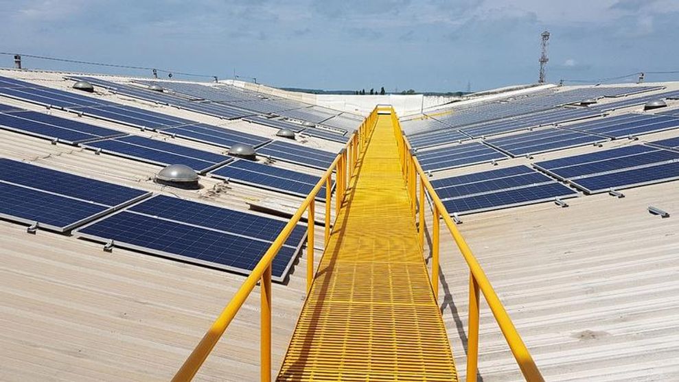 A collection of solar panels