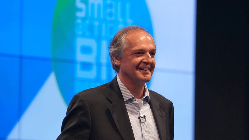 Paul Polman giving speech