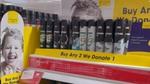 Lynx products with 'Buy Any 2 We Donate 1' on-shelf branding around them.