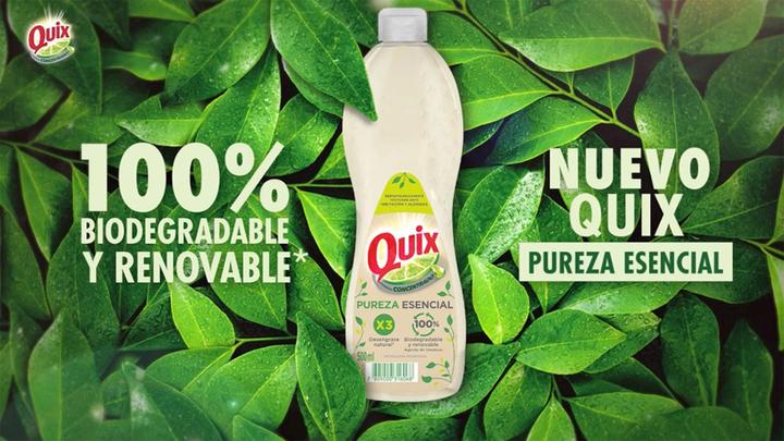 Photo of Quix bottle on some leaves