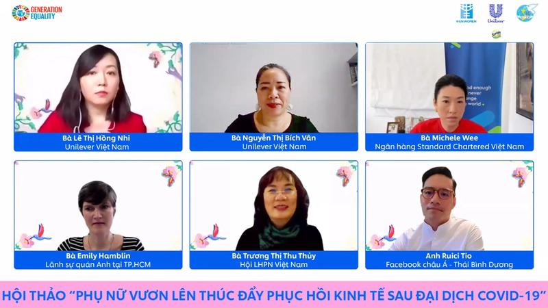 Hội thảo trực tuyến về Phụ nữ của Unilever
