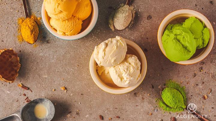 Bowls of ice cream