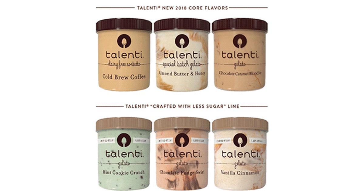 Talenti® Gelato & Sorbetto Announces New 2018 Flavors