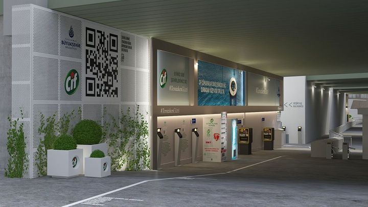Cif'in Yenilemiş Olduğu Zincirlikuyu Metrobüs Durağı