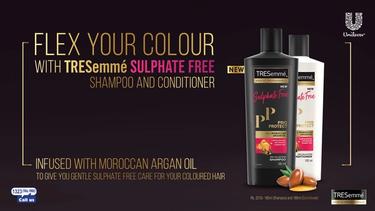 TRESemmé Pro Protect Sulphate Free Shampoo & Conditioner for coloured hair.