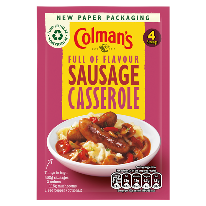 Colman's new paper packaging