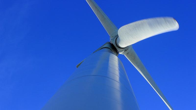 A wind turbine – one of the sources of natural energy we are using to improve our sustainable business practices