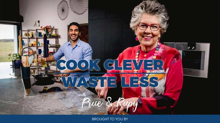 Image of cooking show presenters Prue Leith and Dr Rupy Aujla