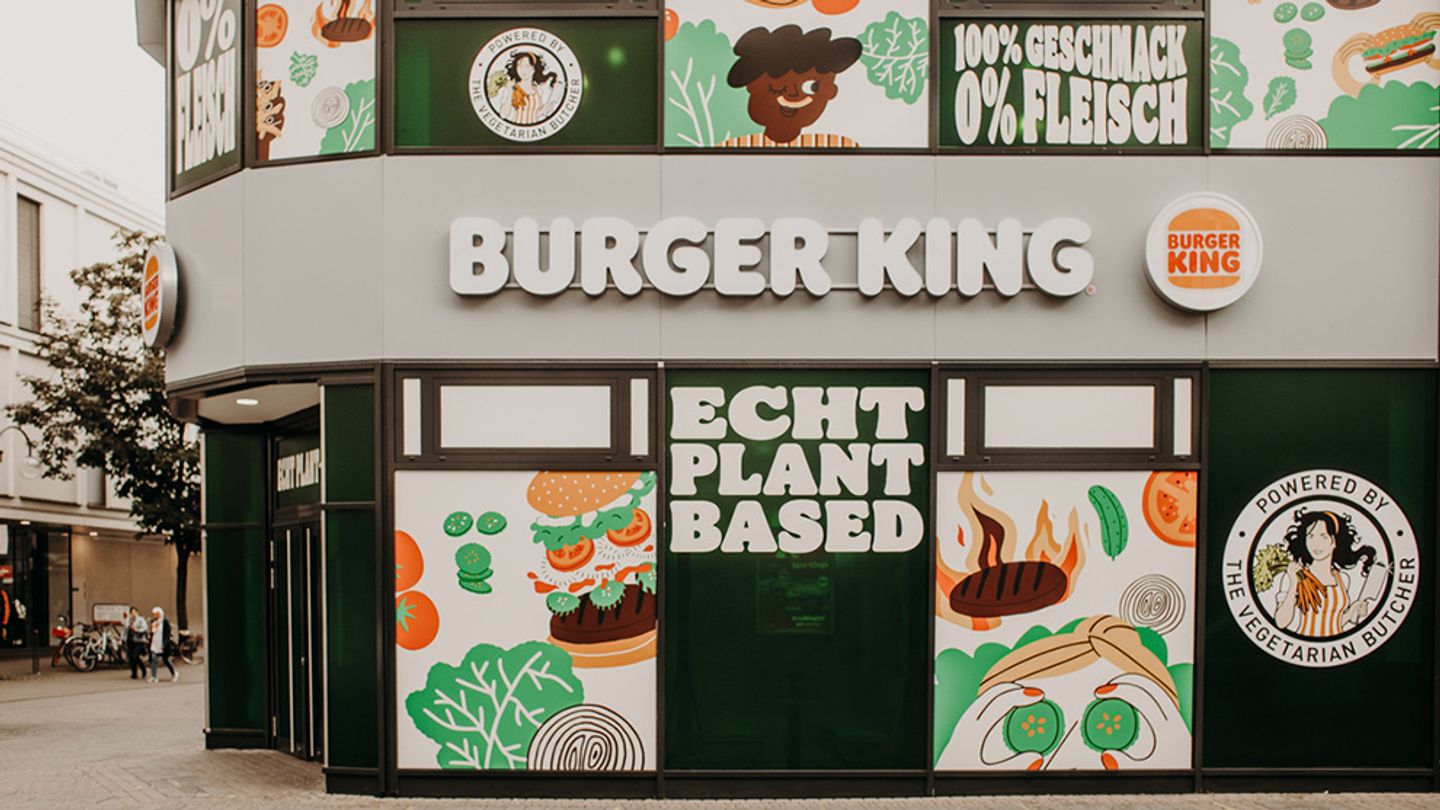 Plant-based Pop-Up Burger King Restaurant