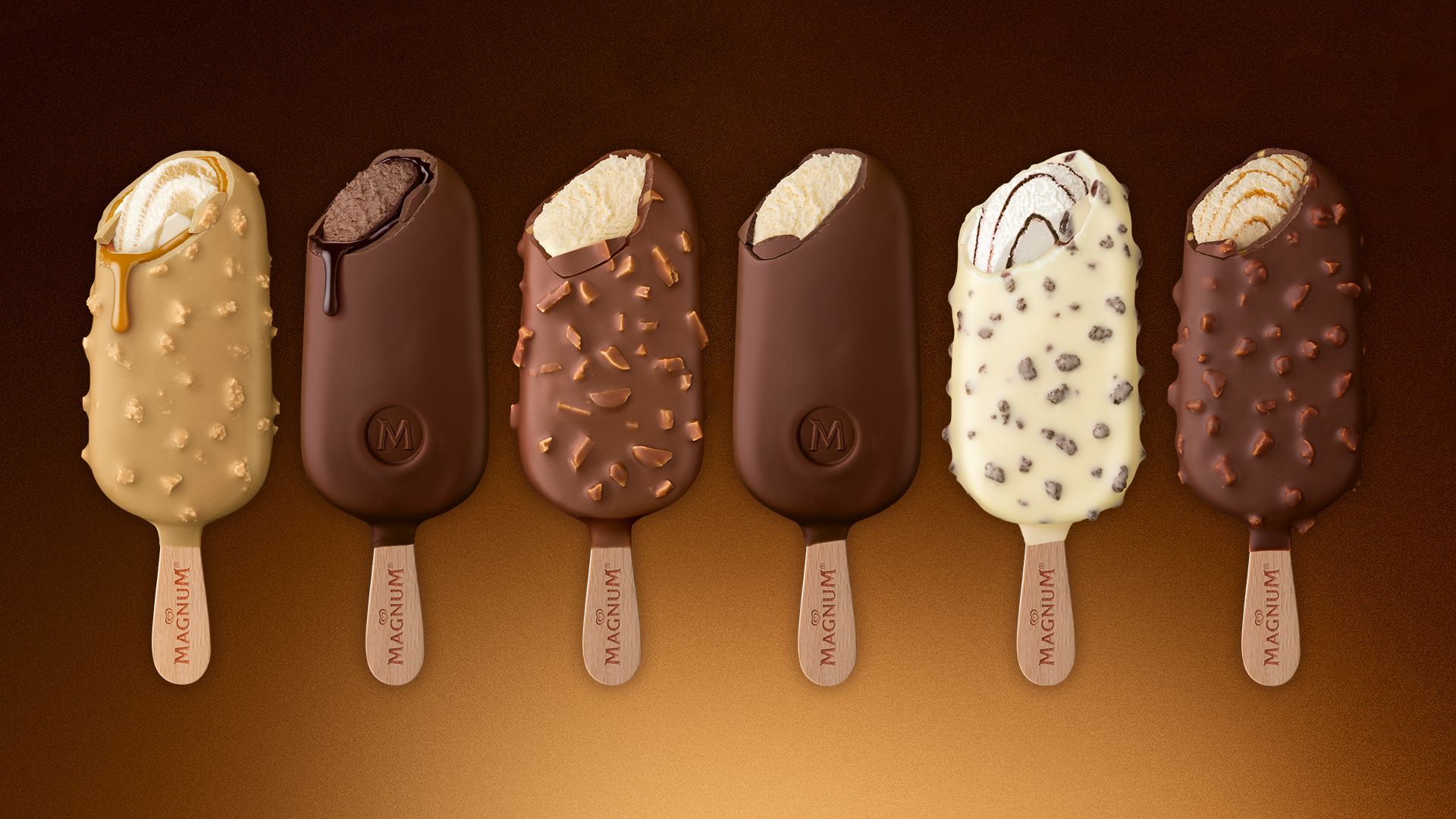 Gran variedad de helados Magnum para tener una experiencia de verdadero placer