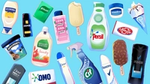 A collage of Unilever products