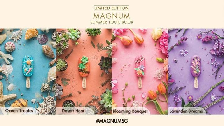 Magnum limited edition ice- creams