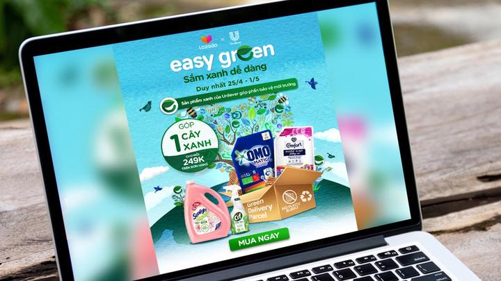 Dự án Easy Green giữa Unilever và Lazada