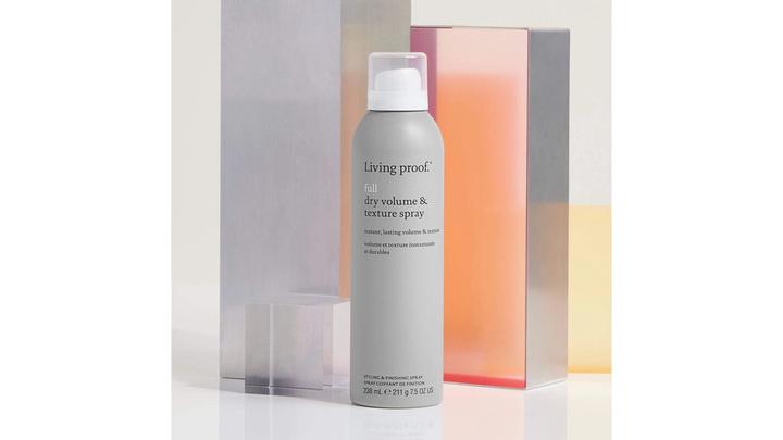 Living Proof’s new Full Dry Volume & Texture spray. Living Proof sits within Unilever’s Prestige division.