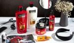 A photo of TRESemmé haircare products on a dressing table. TRESemme is now PETA-Approved