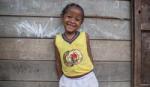 Tasmanie, 6 years old, in her village in Madagascar.