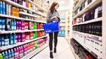 Woman shopping for Unilever products