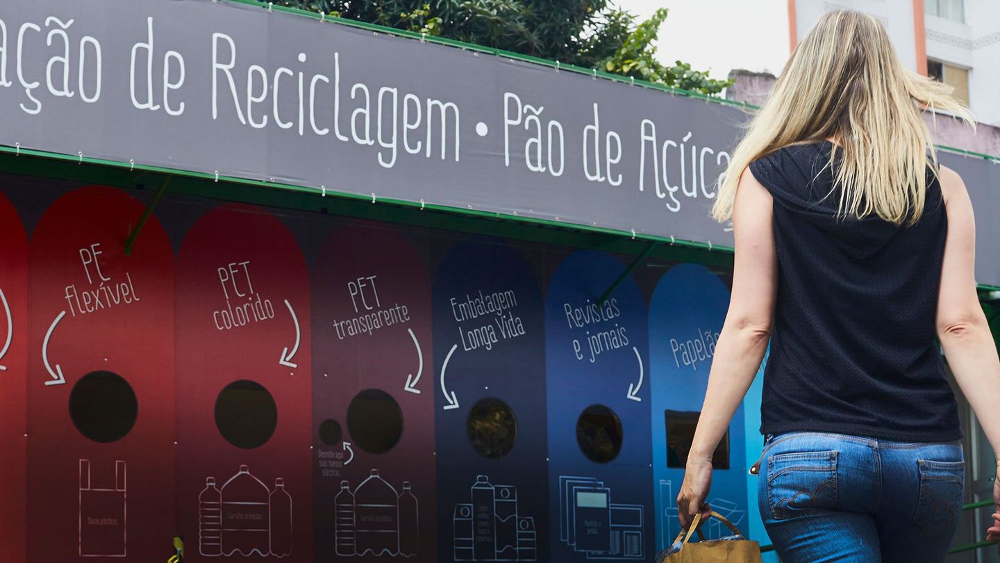 Recycling banks in Brazil