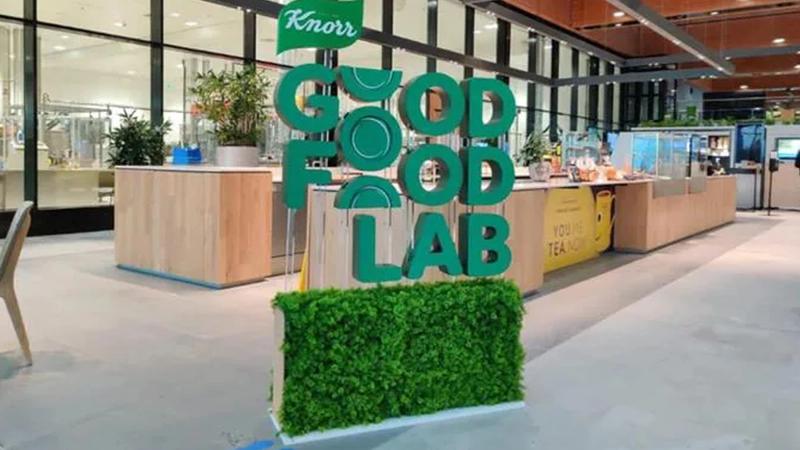 Knorr Good Food Lab sign
