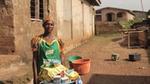 Woman selling Knorr products