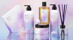 A collection of new LUX Celestial Escape products including shower gel, body scrub, shower oil and hand & body milk