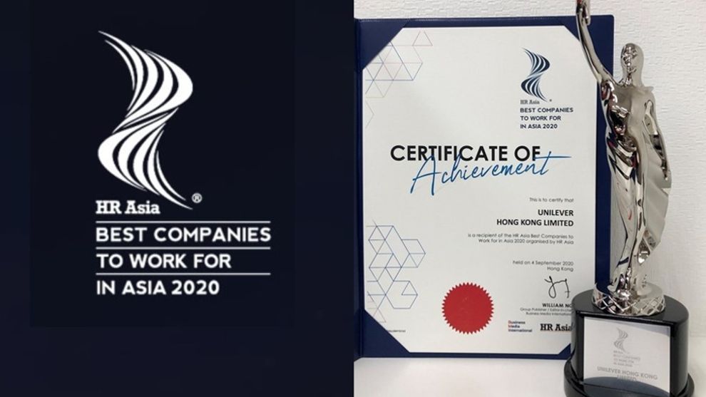 Unilever gets recognized as Best Company to Work for in Asia Unilever