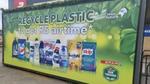 Banner for recycle plastic campaign