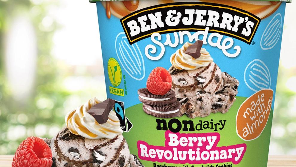 A pack of Ben & Jerry’s Berry Revolutionary Sundae