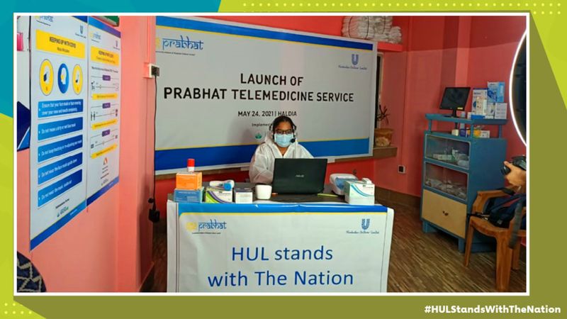 Telemedicine centre set up by HUL's Project Prabhat a sustainable community development initiative