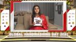 Kajol Devgn, Lifebuoy brand ambasaddor holding the H for Handwashing book by Ruskin Bond on Global handwashing day 2021 