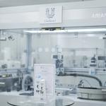 A robot used to help create beauty products for Unilever’s Dove brand at the Materials Innovation Factory in Liverpool