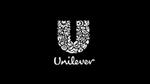 Siyah zemin üzerinde beyaz Unilever logosu