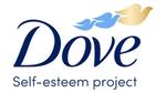 The Dove Self-Esteem Project logo featuring 2 stylized blue doves and 1 gold dove