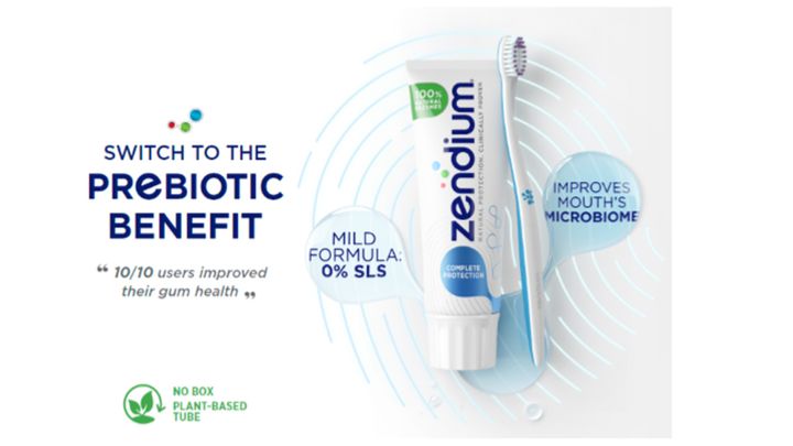 Zendium prebiotic toothpaste