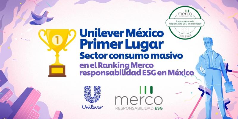 Unilever encabeza Consumo Masivo en Merco Responsabilidad ESG