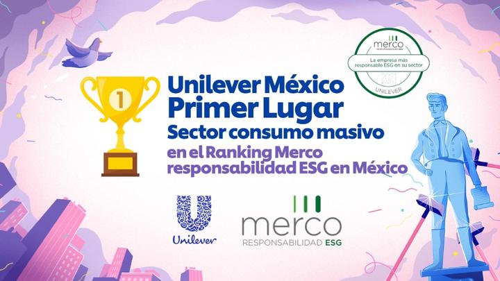 Unilever encabeza Consumo Masivo en Merco Responsabilidad ESG