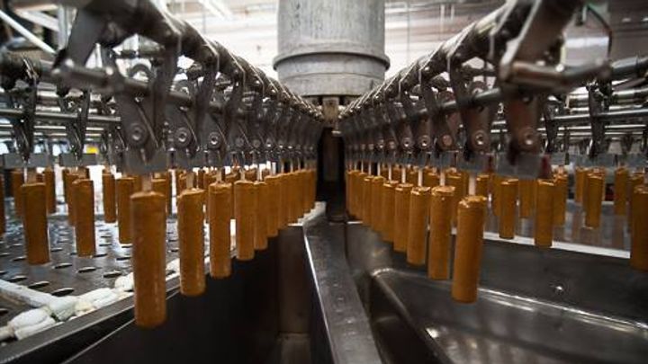 Russia ice cream factory