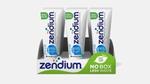 Three Zendium toothpaste tubes