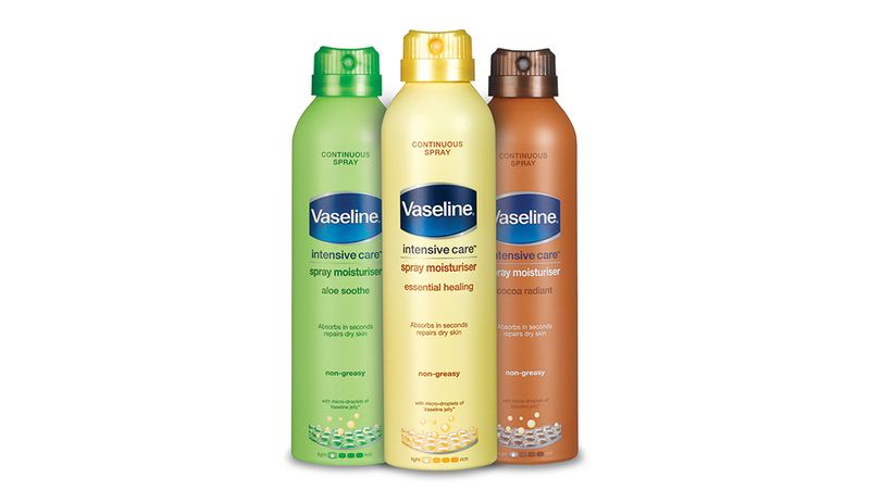 A series of Vaseline spray