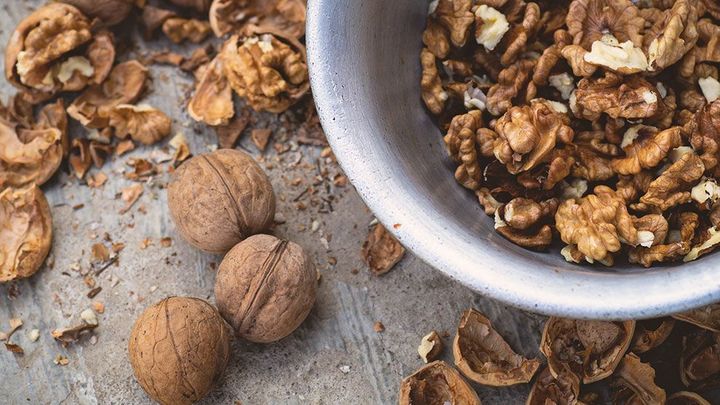 Bowl of walnuts