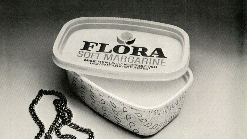 A tub of Flora margarine