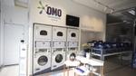Inside an OMO branded laundromat in Brazil on launch day