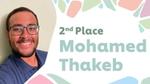 head shot of Mohamed Thakeb 2nd place winner