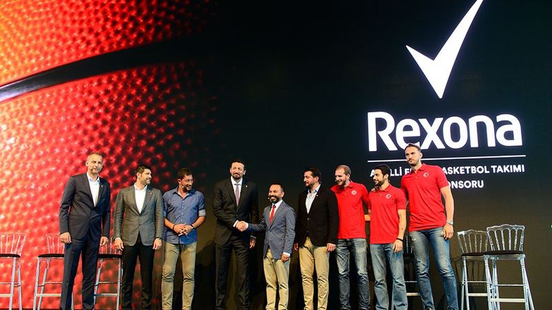 A Milli Erkek Basketbol Takımı ana sponsoru Rexona