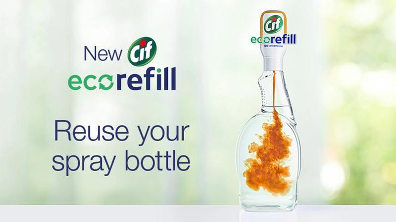 Photo of CIF ecorefill bottle