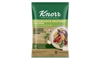 A packet of Knorr Mushroom & Vegetable Seasoning.