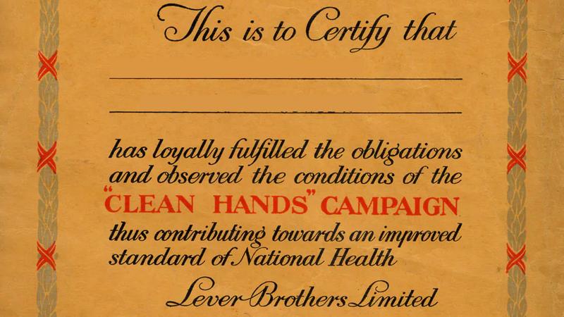 A clean hands certificate