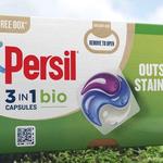 Persil pack shot displaying the new enhanced Accessible QR codes (ACR)